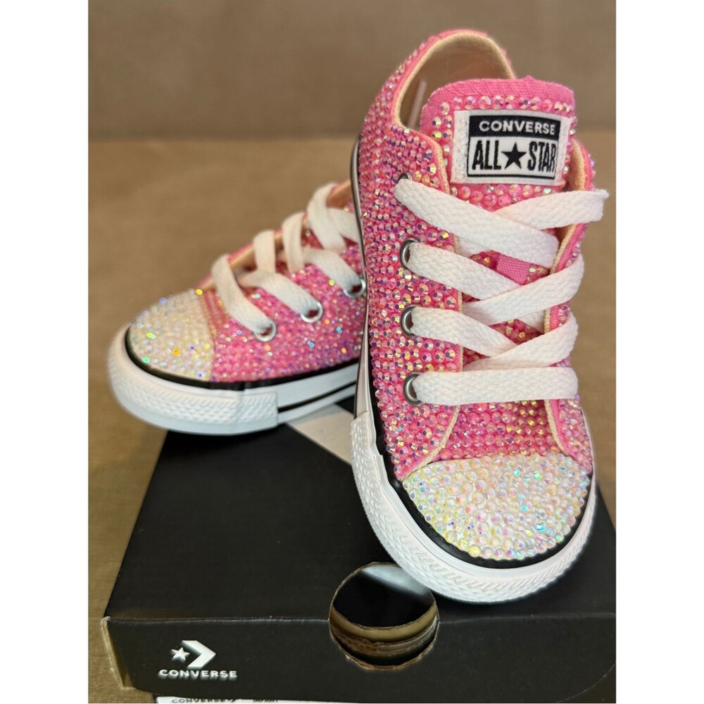 Bling Custom Converse Chuck Taylor All Star Sneaker Toddler 6C